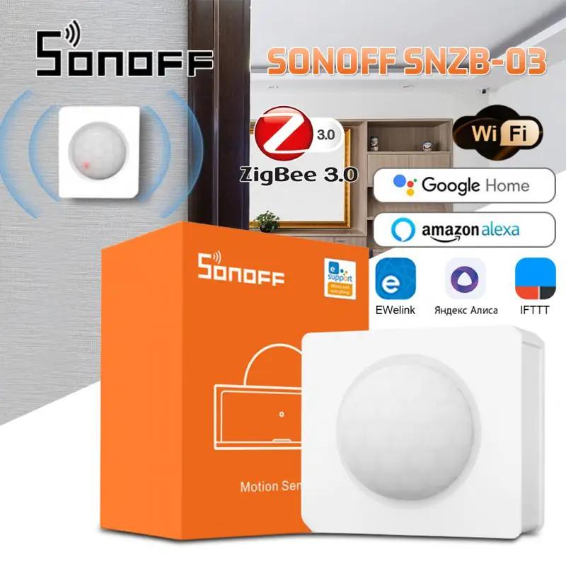 SONOFF SNZB-03 Zigbee 3.0   , eWeLink ZBBridge  Ʈ , Alexa Google Home ۵ ʿ
